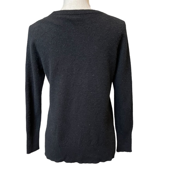 Halogen Black 100% Cashmere‎ Crewneck Sweater Size: M - Picture 3 of 7